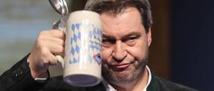 Voll in seinem Element. CSU-Chef Markus Söder beim politischen Aschermittwoch.