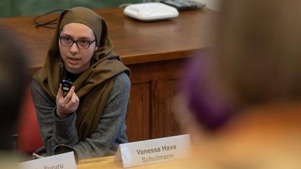 Die Masterstudentin und Tutorin Vanessa Hava Schulmann.
