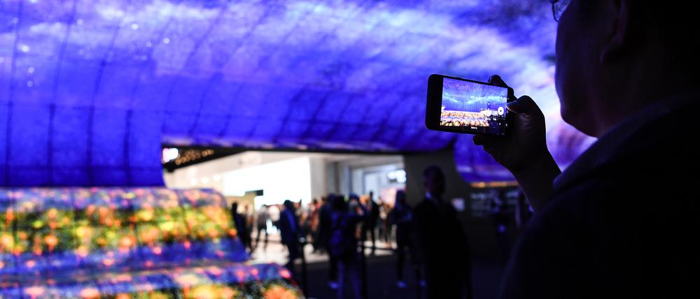 Bunte Bilder, viel Show und viel Technik gibt es bei der Ifa zu bestaunen.