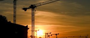 Bleiben noch mehr Kräne stehen? Der Ausblick für 2023 ist gedämpft.