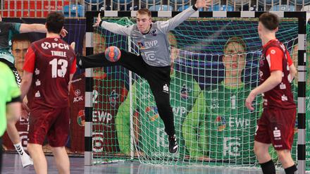 Handballtorwart Lasse Ludwig kommt sowohl beim 1. VfL Potsdam als auch bei den Füchsen Berlin zum Einsatz.