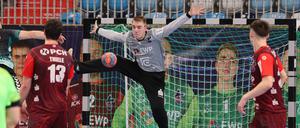 Handballtorwart Lasse Ludwig kommt sowohl beim 1. VfL Potsdam als auch bei den Füchsen Berlin zum Einsatz.