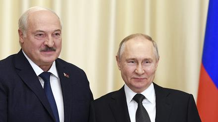 Enge Freunde: Alexander Lukaschenko, der Machthaber in Belarus, und Nachbar Wladimir Putin.