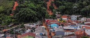 Zerstörerische Fluten in São Sebastião.