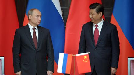 Wladimir Putin und Xi Jinping im Jahr 2014.