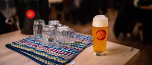 Gastraum des „Eschenbräu“ in Wedding.