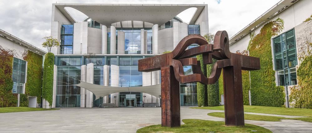 Symbolträchtiger Ort: das Bundeskanzleramt in Berlin.