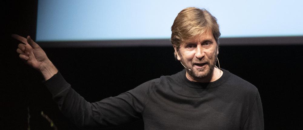 Wo bitte geht’s zur Pointe? Ruben Östlund beim Talents-Workshop „Seriously Funny: A Good Laugh with Ruben“. 