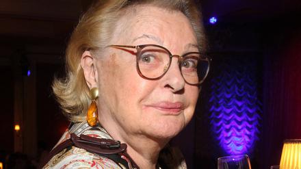 Nadja Tiller 2019 bei einer Theaterpremiere in Hamburg. 