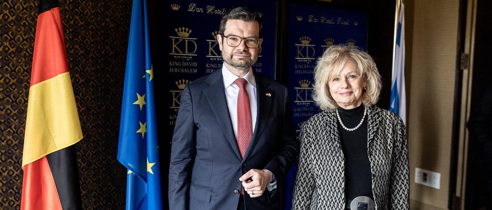 Bundesjustizminister Marco Buschmann trifft die Generalstaatsanwältin von Israel, Gali Baharav-Miara, in Jerusalemx