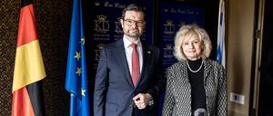 Bundesjustizminister Marco Buschmann trifft die Generalstaatsanwältin von Israel, Gali Baharav-Miara, in Jerusalemx