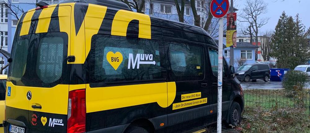 Ein Muva-Kleinbus der BVG