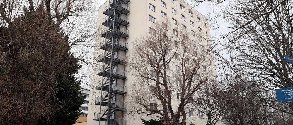 Hochhaus an der Freundschaftsinsel: Die Josephinen-Wohnanlage in der Burgstraße.