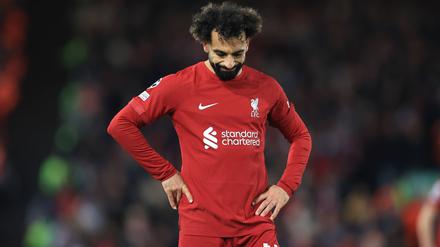 Kopf unten. Mo Salah kassierte mit dem FC Liverpool eine bittere Niederlage gegen Real Madrid.