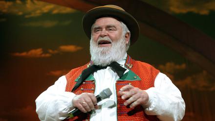 Wilfried Gliem von den „Wildecker Herzbuben“ bei der ARD-Fernsehsendung „Frühlingsfest der Volksmusik“ (Archivbild). 