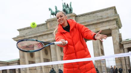 Berlin Calling. Sabine Lisicki übt schon mal für ihr Heimturnier.
