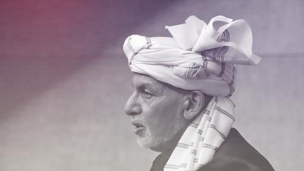 Aschraf Ghani, Afghanistans demokratisch gewählter Präsident, der durch die Machtübernahme der Taliban im August 2021 sein Amt verlor.