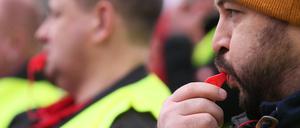 Streik vor dem Kongresshotel in Potsdam (Symboldbild).