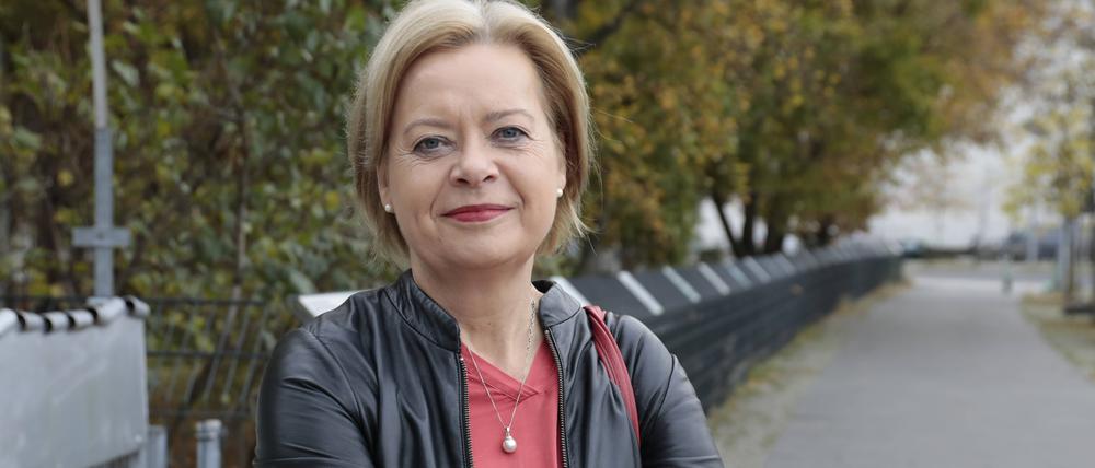 Gesine Lötzsch, Bundestagsabgeordnete der Linken.