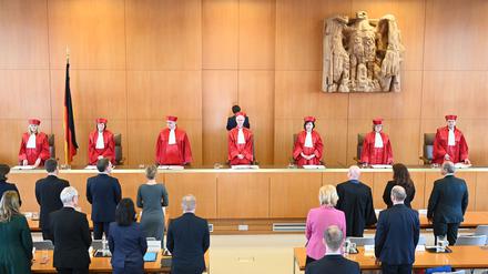 Der Zweite Senat des Bundesverfassungsgericht.