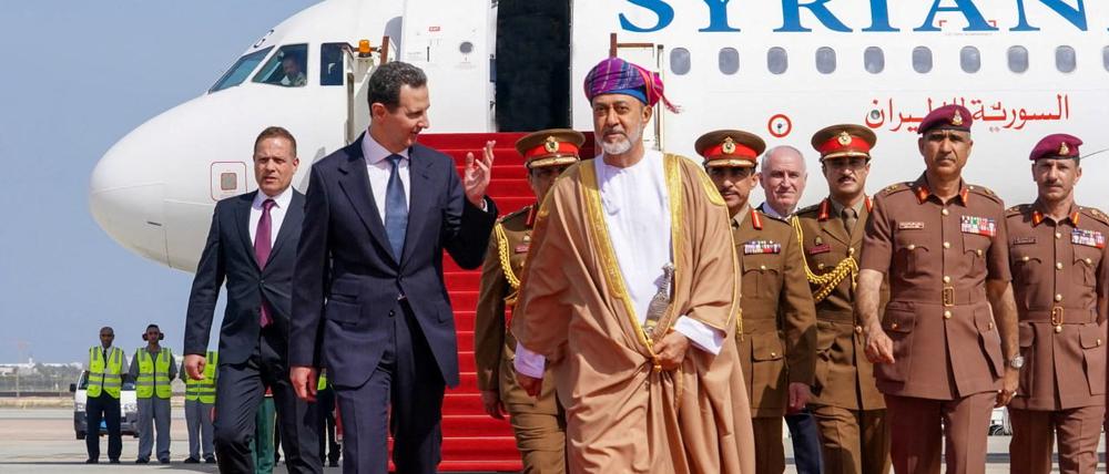 Syriens Präsident Bashar al-Assad im Oman.