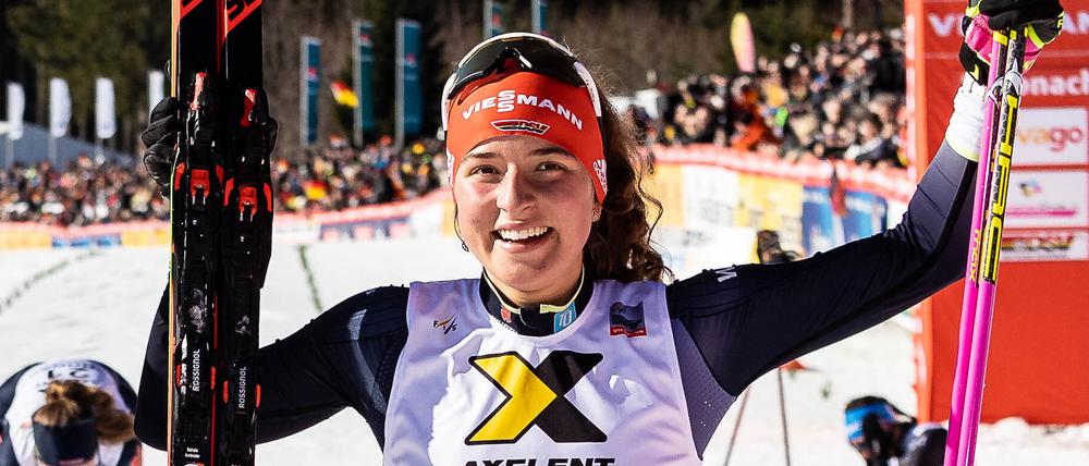 Nathalie Armbruster erlebte in diesem Winter schon viele Glücksmomente.