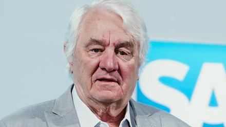 Hasso Plattner gründete SAP vor 51 Jahren. Im Mai 2024 endet seine Amtszeit als Aufsichtsratschef.