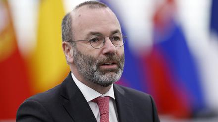 EVP-Fraktionschef Manfred Weber hatte den Besuch in Kiew seit langem geplant. 