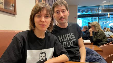 Ilko Gladshtein und  Nadia Parfan in Berlin.