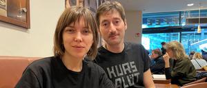 Ilko Gladshtein und  Nadia Parfan in Berlin.