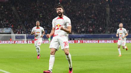 Josko Gvardiol freut sich über sein Tor zum 1:1-Ausgleich