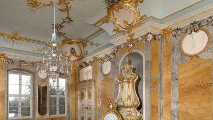 Der Muschelsaal in Schloss Rheinsberg zeigt: Heinrich I. konnte auch Pomp. 