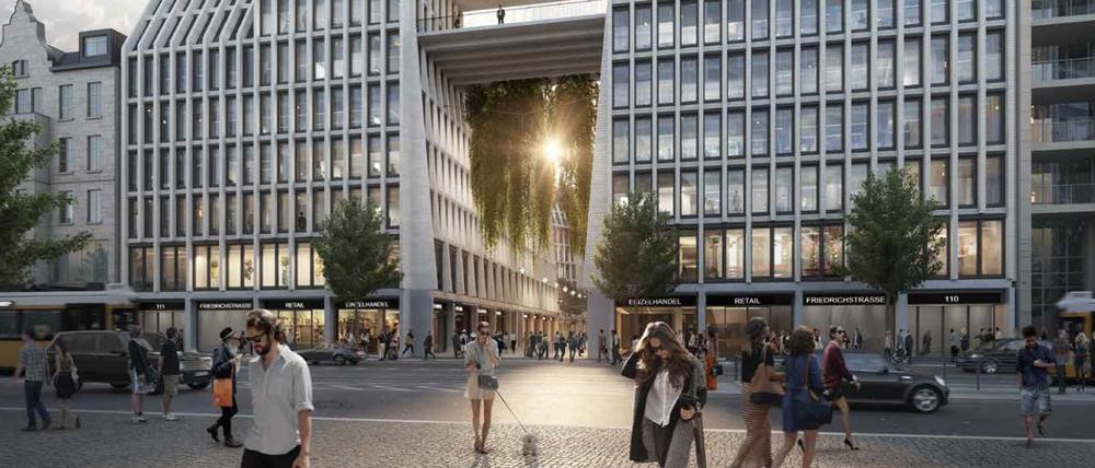 Zwischen Oranienburger Straße, Friedrichstraße und Johannisstraße: das Gebäude „Am Tacheles“.