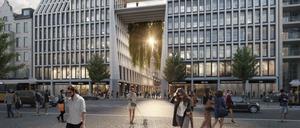 Simulation des Tacheles Stadtquartiers. 