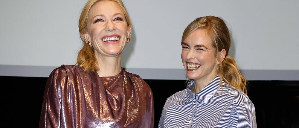Cate Blanchett und Nina Hoss beim Talent-Talk im Hebbel am Ufer.