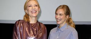 Cate Blanchett und Nina Hoss beim Talent-Talk im Hebbel am Ufer.   