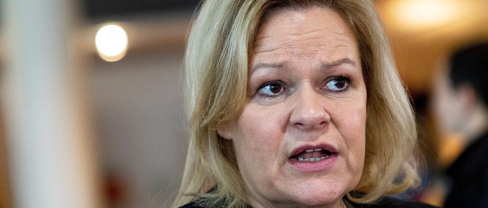 Nancy Faeser (SPD), Bundesministerin des Innern und für Heimat