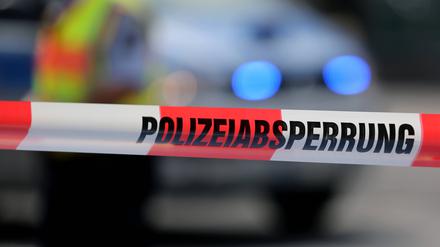 Polizeiabsperrung