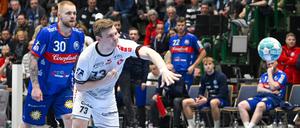 Timo Kastening spielt mit Melsungen am Sonntag bei den Füchsen in Berlin.