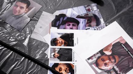 Opfer und Überlebende des rassistischen Anschlags in Hanau.