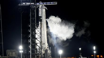 Eigentlich hätten vier Raumfahrer zur ISS fliegen sollen, aber der Start wurde abgebrochen. 