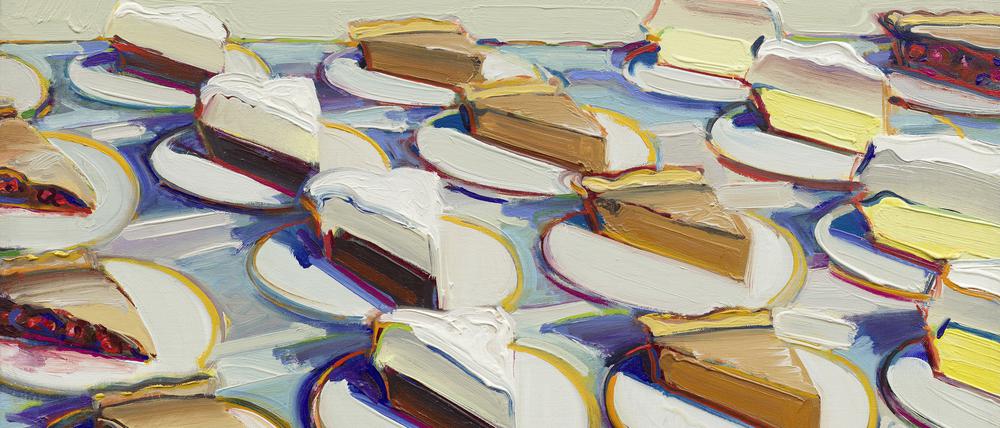 Verführerisch. Wayne Thiebauds „Pie Rows“ von 1961.