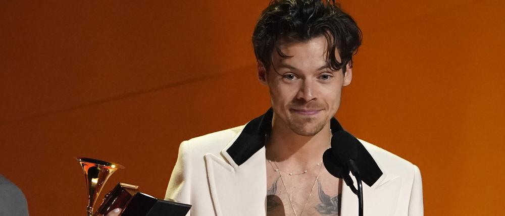 Harry Styles 2023 bei den 65. Grammy Awards.