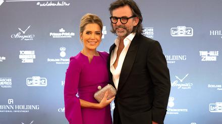 Sylvie Meis (l.) und Niclas Castello bei der Verleihung des Europäischen Kulturpreises im September 2022 (Archivbild). 
