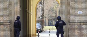 Polizeieinsatz am Oberstufenzentrum 1 in der Jägerallee Potsdam
