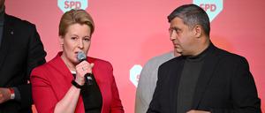 Franziska Giffey und Raed Saleh.