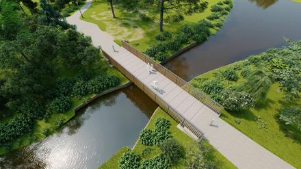 Südpark Brücke neu