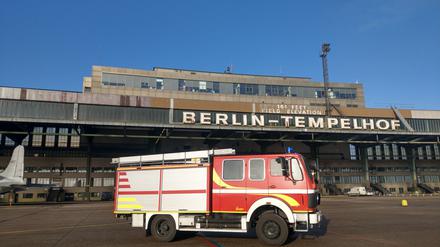 Die THF-Betriebsfeuerwehr ist klein, aber wichtig.