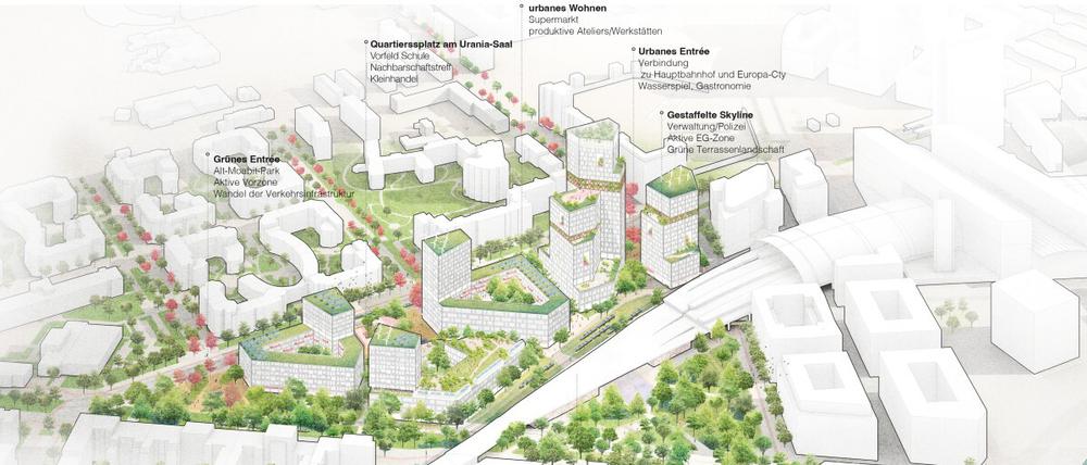 Das Architekturbüro ISSS research ging als Sieger aus dem im April 2022 abgeschlossenen wettbewerblichen Dialogverfahren zur Neugestaltung des ULAP-Quartiers am  Hauptbahnhof hervor.