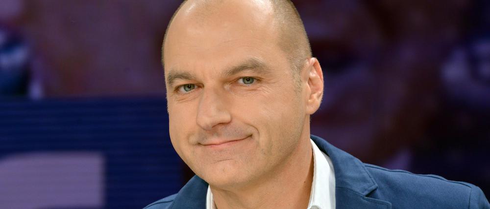 Frank Stauss, SPD-Wahlkampfmanager, bei Maybritt Illner
